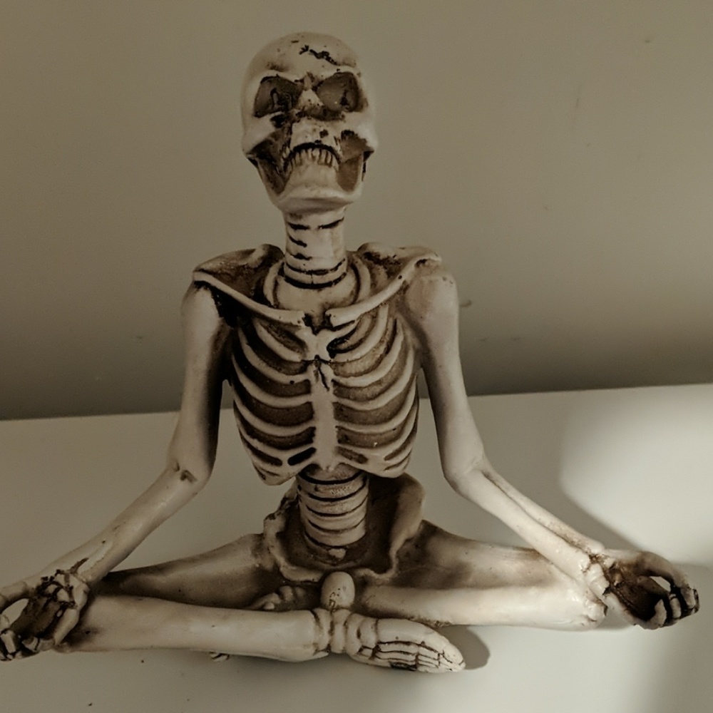 Sitting lotus Skelton